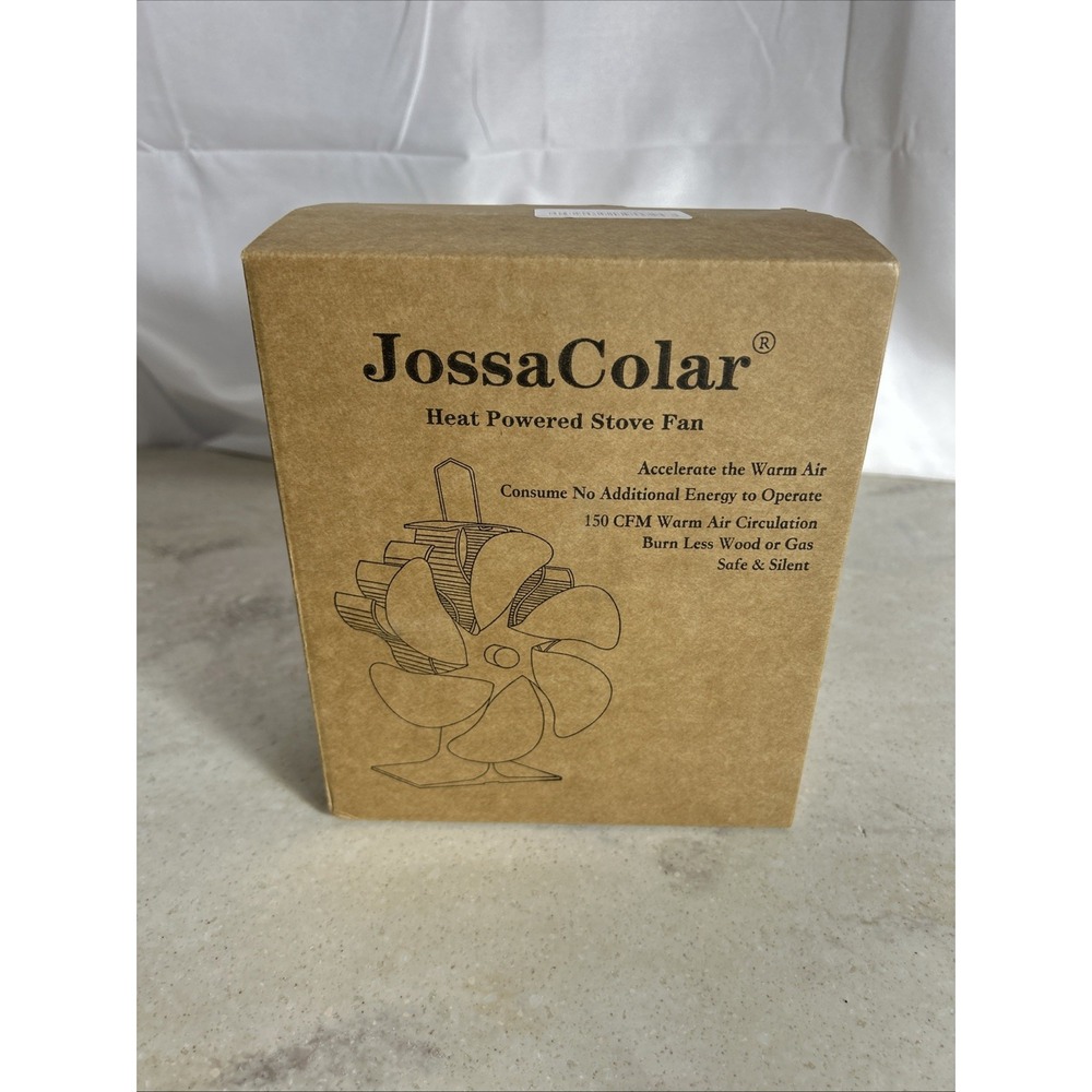 JossaColar Wood Stove Fan Heat Powered Fireplace Fan Non Electric